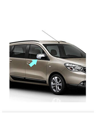 Ayna Kapağı Krom 2 Parça Lodgy MPV 2013 Ve Sonrası Modeller İçin