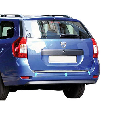 Bagaj Alt Çıta Krom Logan MCV SW 2013 Ve Sonrası Modeller İçin