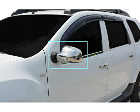 Ayna Kapağı Krom 2 Parça Duster SUV 2010-2012 Arası Modeller İçin