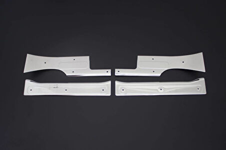 İç Kapı Eşiği Krom 4 Parça Fiorino Mini Van MPV 2007 Ve Sonrası Modeller İçin