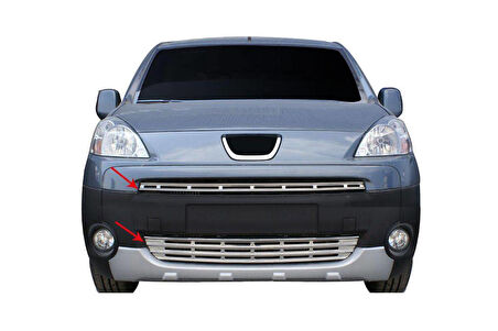 Ön Panjur Krom 2 Parça Tepee Mini Van 2008-2011 Arası Modeller İçin