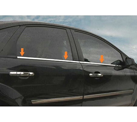 Cam Çıtaları Krom 4 Parça C Max-1 MPV 2003-2010 Arası Modeller İçin