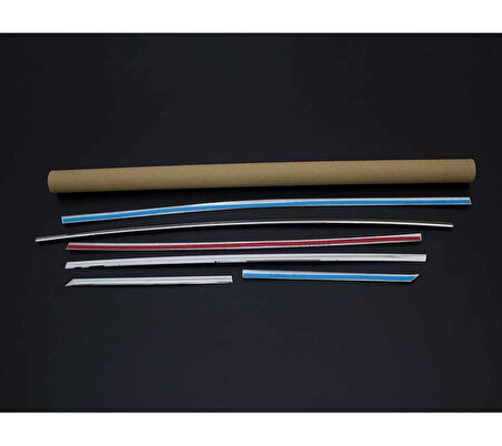 Cam Çıtaları Krom 6 Parça 2008-2 SUV 2020 Ve Sonrası Modeller İçin