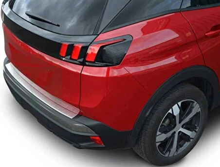 Arka Tampon Eşiği Krom 3008 SUV 2016 Ve Sonrası Modeller İçin