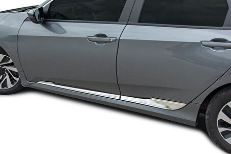 Yan Kapı Çıtası Krom 4 Parça Civic SD 2016 Ve Sonrası Modeller İçin