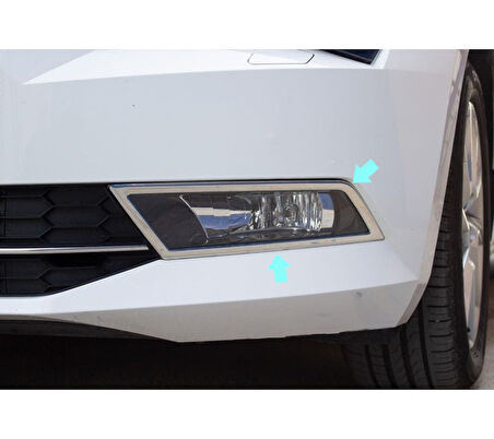 Sis Far Çerçevesi Krom 2 Parça Superb-3 B7 SD 2015-2019 Arası Modeller İçin