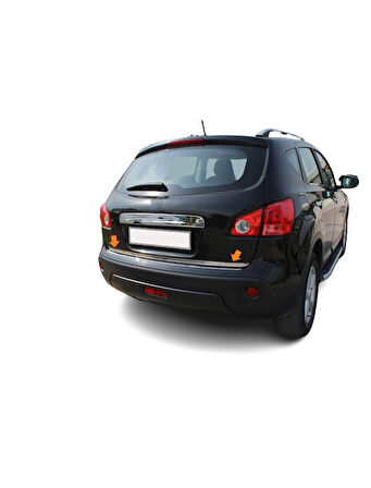 Bagaj Alt Çıta Krom Qashqai SUV 2007-2014 Arası Modeller İçin