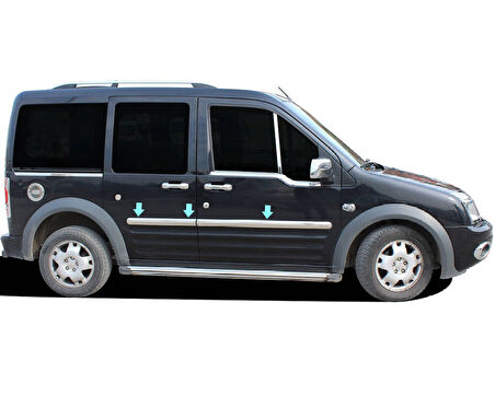 Yan Kapı Çıtası Uzun Şase Krom 4 Parça Connect Panel Van LAV 2009-2014 Arası Modeller İçin
