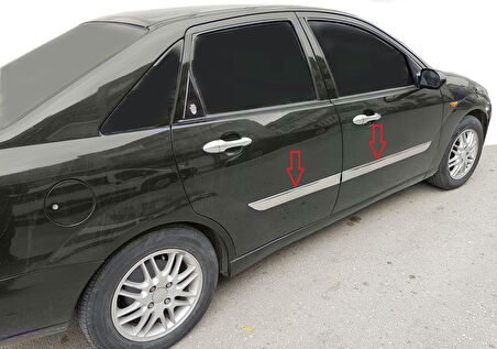 Focus-1 SD Yan Kapı Çıtası Krom 4 Parça 1998 - 2005 Arası Modeller İçin