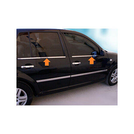 Cam Çıtaları Krom 4 Parça Golf-4 HB 5D 1998-2004 Arası Modeller İçin