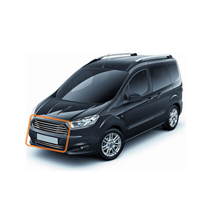 Ön Panjur Krom 6 Parça İnce Model Courier Van 2014-2017 Arası Modeller İçin