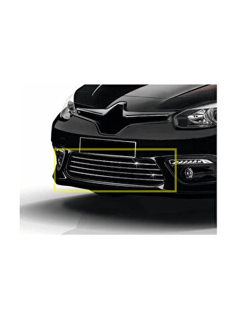 Ön Tampon Çıtası Krom 4 Parça Fluence SD 2013-2016 Arası Modeller İçin