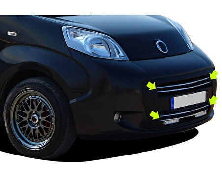 Ön Tampon Çıtası Krom 4 Parça Fiorino Mini Van MPV 2007 Ve Sonrası Modeller İçin