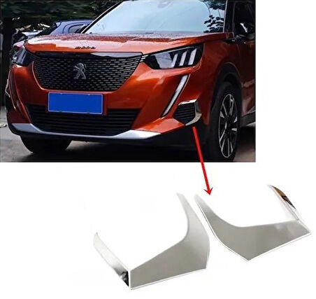 Sinyal Çerçevesi Krom Üst Kalite 2 Parça 2008-2 SUV 2020 Ve Sonrası Modeller İçin