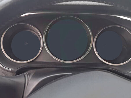 Megane 4 Kadran Çerçevesi Krom 3 Parça SD 2016 Ve Sonrası Modeller İçin