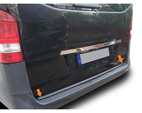 Bagaj Alt Çıta Krom Vito W447 Van 2014 Ve Sonrası Modeller İçin