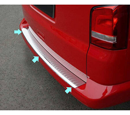 Arka Tampon Eşiği Krom T5 Transporter Van 2010-2014 Arası Modeller İçin