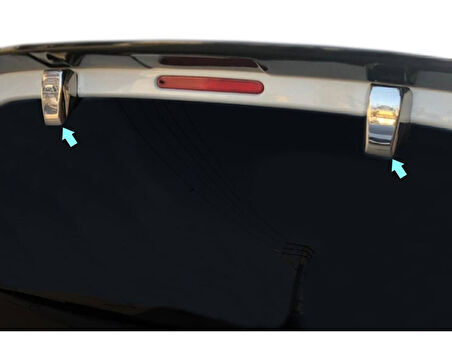 Bagaj Cam Menteşe Kapağı Krom 2 Parça Tepee Mini Van 2008-2018 Arası Modeller İçin