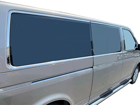 T6.1 Transporter Cam Çerçevesi Krom Extra Kalite 14 Parça Uzun Şase  2020 Ve Sonrası Modeller İçin