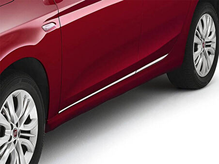 Fiat Egea SD /HB/ SW Uyumlu Yan Kapı Çıtası Krom 4 Parça 2015 - 2020 Arası Modeller İçin