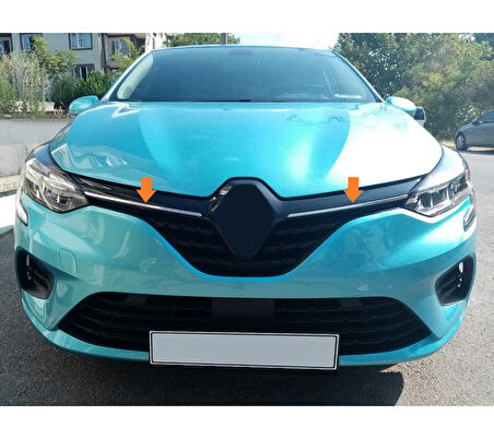 Ön Panjur Krom 2 Parça Clio-5 HB 5D 2019 Ve Sonrası Modeller İçin