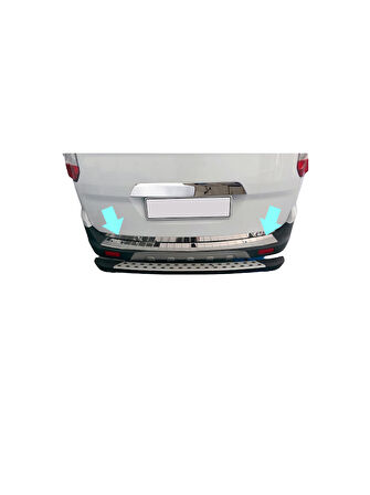 Arka Tampon Eşiği Krom Connect Panel Van LAV 2002-2014 Arası Modeller İçin