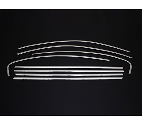 Cam Çerçevesi Krom 8 Parça Passat B8.5 SD 2019 Ve Sonrası Modeller İçin