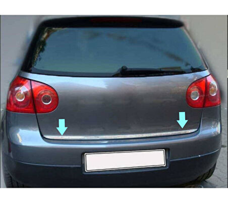 Bagaj Alt Çıta Krom Golf-5 HB 3D 2004-2009 Arası Modeller İçin
