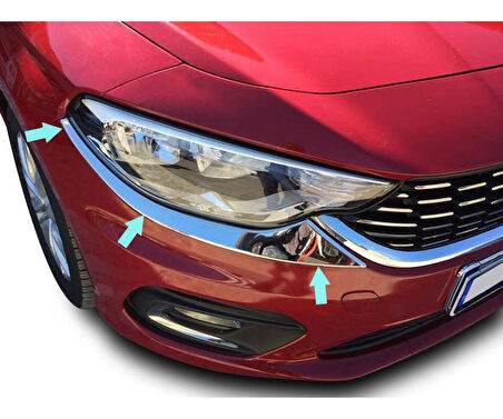 Far Üst Çıta 2 Parça Krom Egea SD 2015 Ve Sonrası Modeller İçin