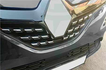 Clio 5 Ön Panjur Krom 6 Parça HB 2019 Ve Sonrası Modeller İçin