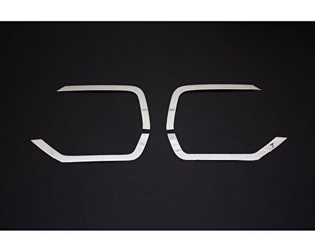 VW T6.1 Transporter Uyumlu Sis Far Çıtası Alt Ve Üst Krom 4 Parça 2020 - 2023 Arası Modeller İçin