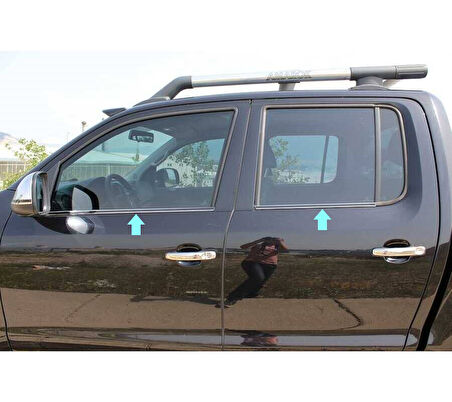 Cam Çıtaları Krom 4 Parça Amarok Pikap 2010 Ve Sonrası Modeller İçin