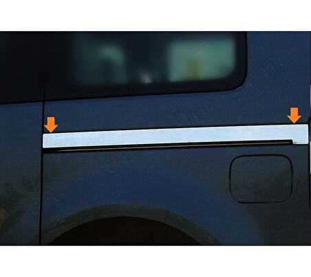 Sürgülü Kapı Çıtaları Krom 2 Parça Citan Panel Van LAV 2013 Ve Sonrası Modeller İçin