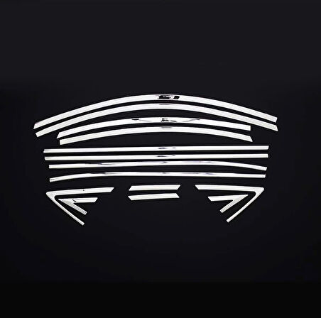 Cam Çerçevesi Krom Üst Kalite 14 Parça Blue Solaris SD 2011 Ve Sonrası Modeller İçin