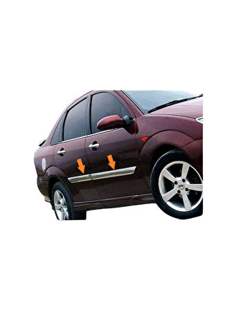 Yan Kapı Çıtası Krom 4 Parça Focus-1 SD 1998-2005 Arası Modeller İçin