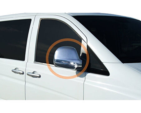 Ayna Kapağı Abs Krom 2 Parça Vito W639 Van 2004-2010 Arası Modeller İçin