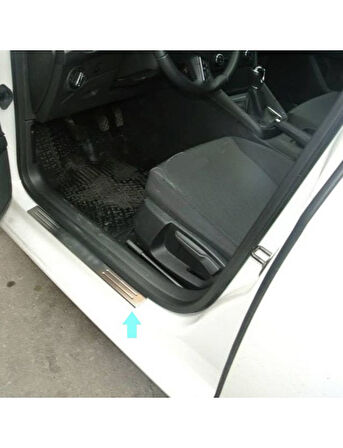 Kapı Eşiği Krom 4 Parça Leon-3 HB 5D 2012 Ve Sonrası Modeller İçin