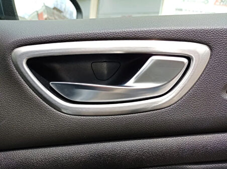 İç Kapı Kolu Çerçevesi Krom Extra Kalite 4 Parça Megane-4 HB 5D 2016 Ve Sonrası Modeller İçin