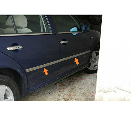 Yan Kapı Çıtası Krom 4 Parça Bora SD 1998-2004 Arası Modeller İçin