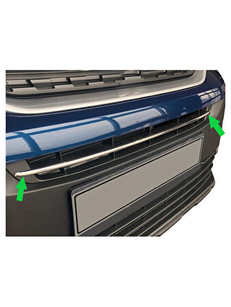 Ön Panjur Çıtası Plaka Üstü Krom Rifter Passanger Van 2019 Ve Sonrası Modeller İçin