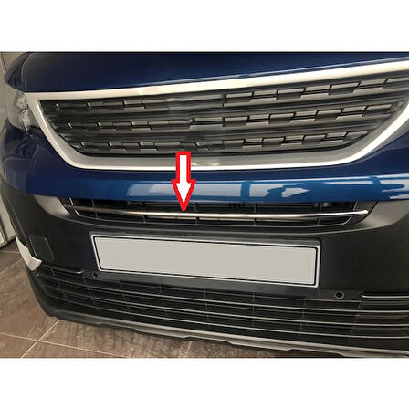 Ön Panjur Çıtası Plaka Üstü Krom Rifter Passanger Van 2019 Ve Sonrası Modeller İçin