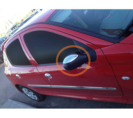 Ayna Kapağı Krom 2 Parça 206 Comfort Coupe 1998-2012 Arası Modeller İçin