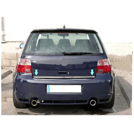 Bagaj Alt Çıta Krom Golf-4 HB 5D 1998-2004 Arası Modeller İçin