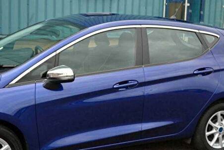 Cam Üst Çerçeve Krom Üst Kalite 8 Parça Fiesta-6 HB 5D 2009 Ve Sonrası Modeller İçin