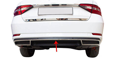 Egzoz Çıkış Ara Çıta Krom Superb-3 B7 SD 2015 Ve Sonrası Modeller İçin