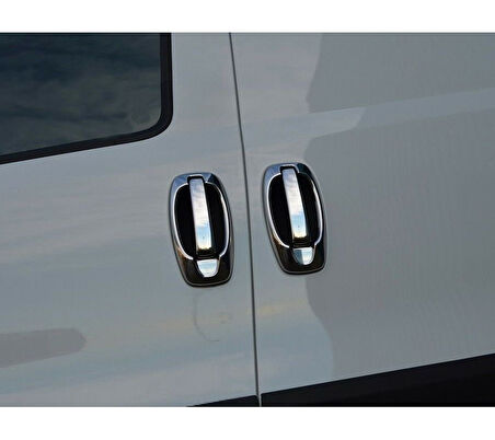 Kapı Kolu Krom 4 Kapı 8 Parça Set Nemo Mini Van MPV 2007 Ve Sonrası Modeller İçin