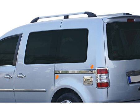 Sürgülü Kapı Çıtaları Krom 2 Parça Caddy Mini Van 2003 Ve Sonrası Modeller İçin