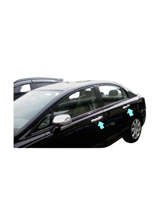 Kapı Kolu Krom 4 Kapı Civic SD 2006-2011 Arası Modeller İçin