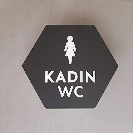 Honeycomb Serisi Işıklı Erkek Wc Ve Kadın Wc Yönlendirme Seti