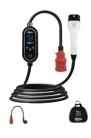 Hims HCTK-11-PS-S 11kW Akıllı Taşınabilir Araç Şarj Cihazı